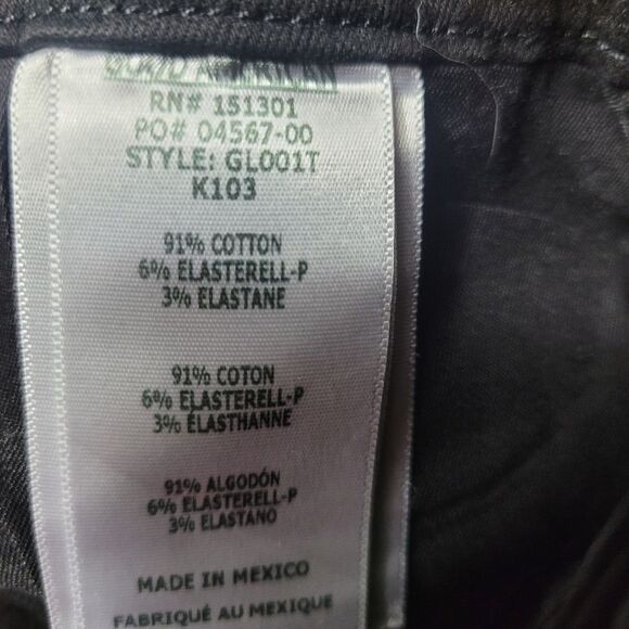 Good American Women's Coated Black Jeans Size 22×29 Skinny Ankle Leg New - Picture 11 of 14